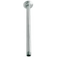 thumbnail image 4 of Westbrass D3612A-07 1/2" IPS x 12" Round Ceiling Mount Shower Arm with Flange, Satin Nickel, 4 of 9