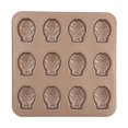 thumbnail image 2 of Cute Cartoon Fish Shaped 12 Grids Non-Stick Cake Baking Tray DIY Cookie Mold for Kitchen Use, 2 of 8