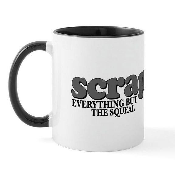 CafePress - Scrapple Squeal Mug - 11 oz Ceramic Mug - Novelty Coffee Tea Cup
