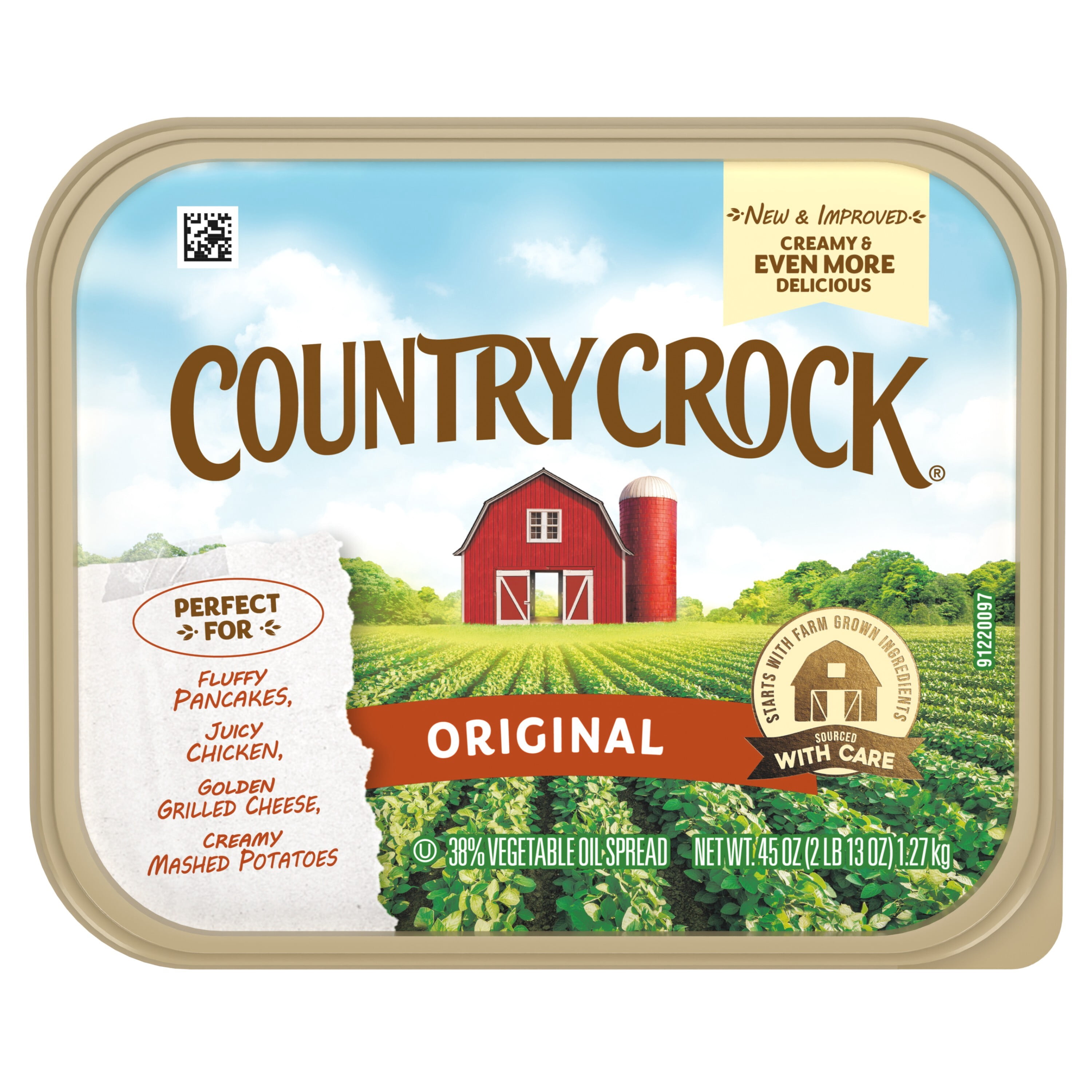 Country Crock Original Buttery Spread, 45 oz Tub