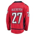 thumbnail image 3 of Men's Fanatics Alexander Alexeyev Red Washington Capitals Home Breakaway Jersey, 3 of 3