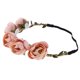 thumbnail image 1 of Corona Artificiales Accesorios para Cabello Apoyo de Fotografía de Verano Rosado Macarena Corona floral, 1 of 8