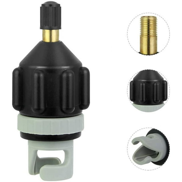 GHSDFBB Inflatable Boat SUP Pump Adaptor Air Pump Converter Standard Schrader Conventional Pump Adaptor Air Valve Adapter Pumping Head Connector for Inflatable Rowing Boat,Stand Up Paddle Bo