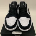 thumbnail image 2 of Ni - ke Air Jordan 1 Low Black White Grey Men Size 9 New EU42.5 553558-040 Particle Grey, 2 of 5