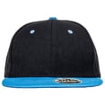 thumbnail image 4 of Result - Gorra/Visera Unisex Visera plana original 2 colores Modelo Bronx Core con cierre Snapback (Negro/ Azul celeste), 4 of 4