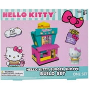 Hello Kitty Build Set & Figure - Burger Shop - 112 Pieces - Ages 8+