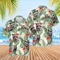 thumbnail image 3 of Camisas hawaianas holgadas y transpirables de manga corta con estampado 3D de mapache y rata para hombre y mujer, para fiestas en la playa, para verano, 3 of 5