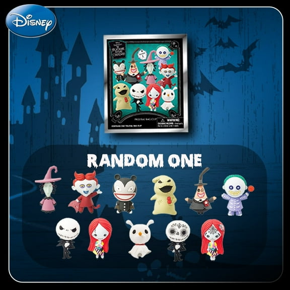 1PC Nightmare Before Christmas Blind Bag Surprise Box Lucky Bag Cute Cartoon Style Keychain Bag Hanging Keychain Unbeatable Choice Party Favors Christmas Birthday Gifts