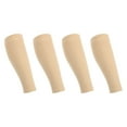 thumbnail image 1 of Unique Bargains 2 Pair Compression Sleeve Footless Compression Sleeve for Women Nylon L Beige, 1 of 7