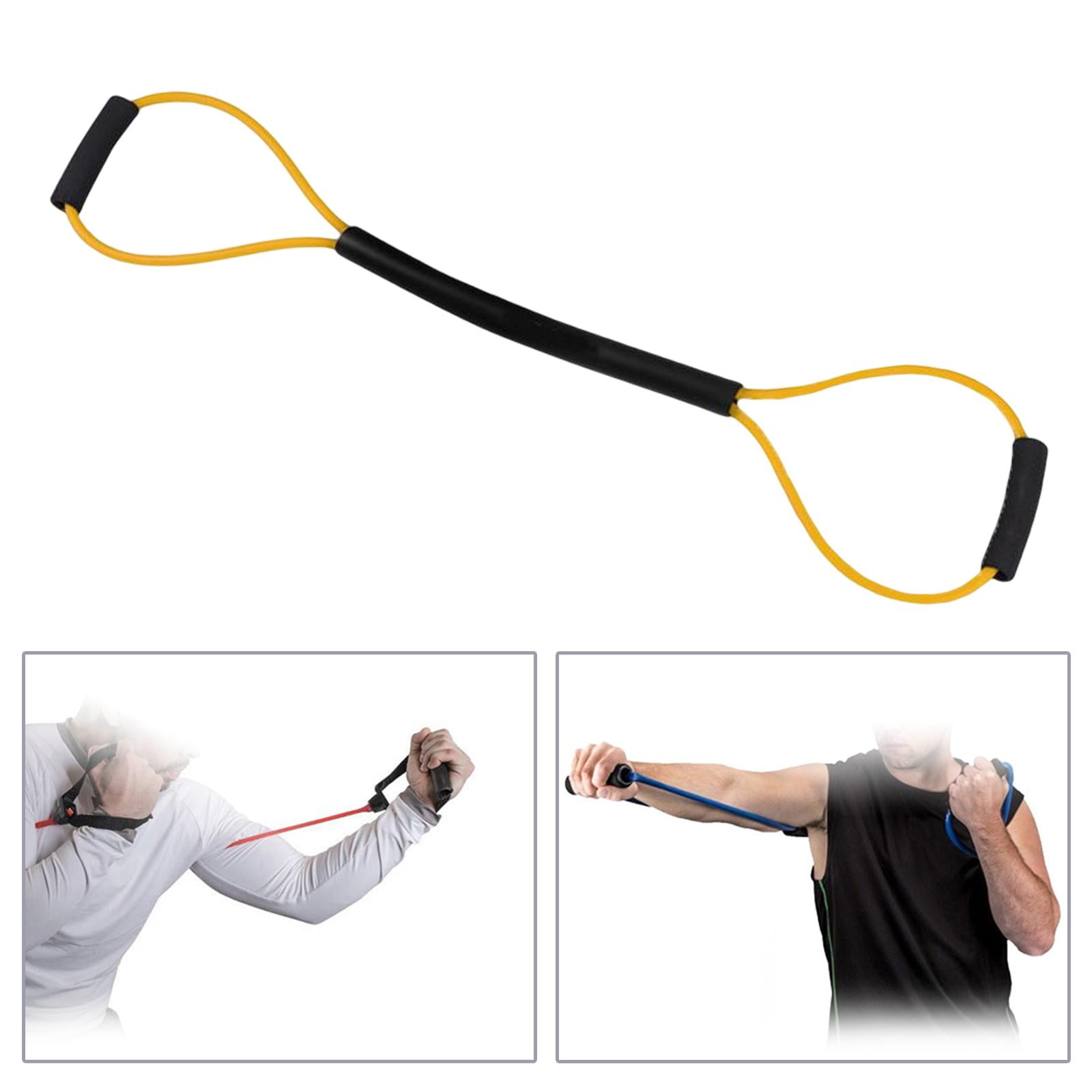 Bandas De Resistencia Shadow Boxing Gym Indoor Pull Rope Home Yellow 15LB+Bandas De Resistencia Shadow Boxing Gym Indoor Pull Rope Home Red 20LB Estilo A