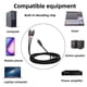 thumbnail image 4 of Sywqhk Cable de audio macho a macho tipo C a 2 RCA adaptador de cable de extensión para altavoz (1 m), 4 of 9