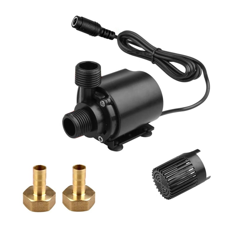 Ultra-quiet Mini Brushless for DC Water Pump 12V 15W 800L/H Lift 500cm Submersible Fountain Aquarium Circulating