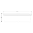 thumbnail image 2 of 493F4-BN-Z-Lite-Clarion - 4 Light Flush Mount In Transitional Style-6.25 Inches Tall and 20.75 Inches Wide-Brushed Nickel Finish, 2 of 7