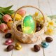 thumbnail image 4 of Decoraciones de Pascua, adornos de Pascua, regalos de Pascua, decoraciones de huevos de Pascua, bolas de espejo de vidrio, adornos de escritorio para huevos de Pascua, huevos brillantes, huevos de Pas, 4 of 6