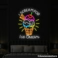 thumbnail image 2 of Glowneon Scream For Ice Cream Neon Sign, Ice Cream Led Sign, Ice Cream Shop Decor, 2 of 5