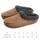 thumbnail image 5 of Pantufla Pantuflas térmicas planas para hombre, antideslizantes, borrosas, para interiores, suela gruesa para invierno DQrwqpou Tenis De Mujer Tenis De Hombre, 5 of 7