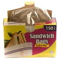 thumbnail image 2 of [48 Pack] Disposable Plastic Resealable Sandwich Bags - Food Storage Kosher Grip N Zip Bags - Great for Snacks, Food Prep, Travel, Meal Prep, School, Home, Office, 2 of 3