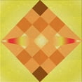 thumbnail image 1 of Ahgly Company Machine Washable Indoor Square Transitional Neon Orange Area Rugs, 6' Square, 1 of 7