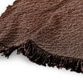 thumbnail image 3 of Ford Blanket, 50'x60' Vintage Bronco Leather Logo Woven Tapestry Cotton Blend Fringed Throw Blanket, 3 of 6