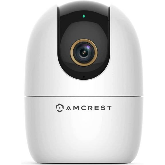 Amcrest 4MP WiFi Camera Indoor, Dog Camera, Sound & Baby Monitor, Human & Pet Detection, Motion-Tracking, w/ 2-Way Audio, Phone App, Pan/Tilt Wireless IP Camera, Night Vision, Smart Home ASH41-W