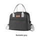 thumbnail image 3 of Moyic Bolsa de almuerzo térmica práctica para picnics y bolsas Bento, bolsas de almuerzo con aislamiento de gran capacidad Mostrada Con Correa+Negro, 3 of 6
