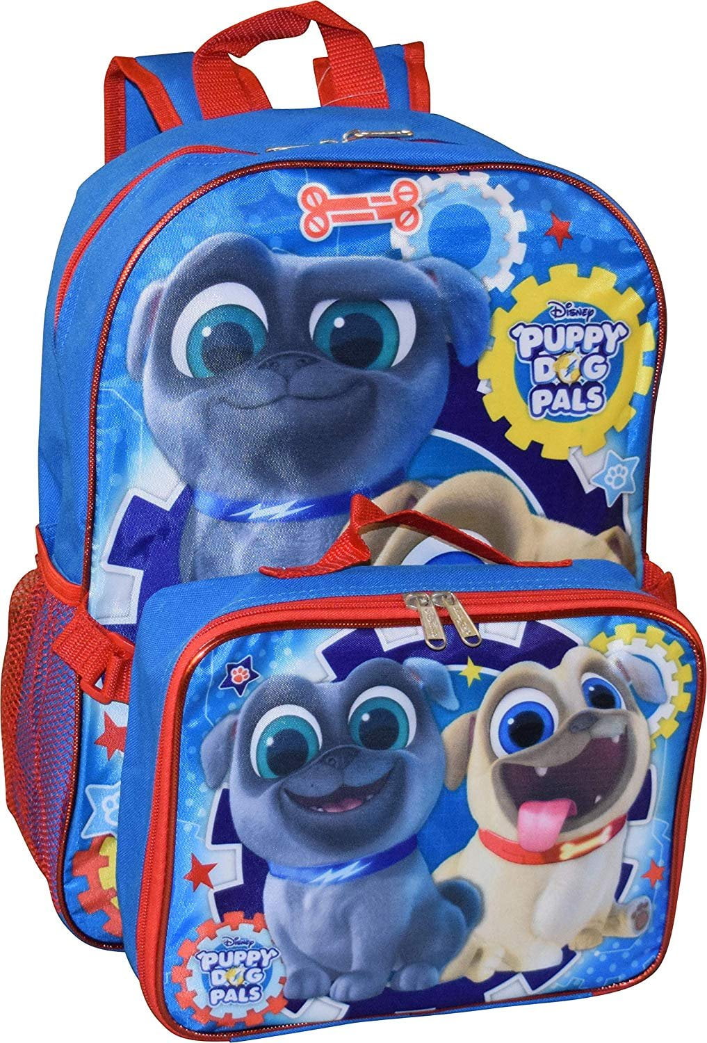 shame Seraph silhouette Puppy Dog Pals 16" Backpack W/ Detachable Lunch Box - Walmart.com