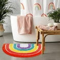 thumbnail image 3 of Ukeler Bath Rugs Soft & Absorbent Cartoon Rainbow Polyester Bath Rug, 3 of 7