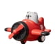 thumbnail image 3 of Tipo de prensa Avión de juguete de fricción Avión de juguete para bebé Avión de juguete para bebé Coche de carreras de animales para niños pequeños Rojo, 3 of 8