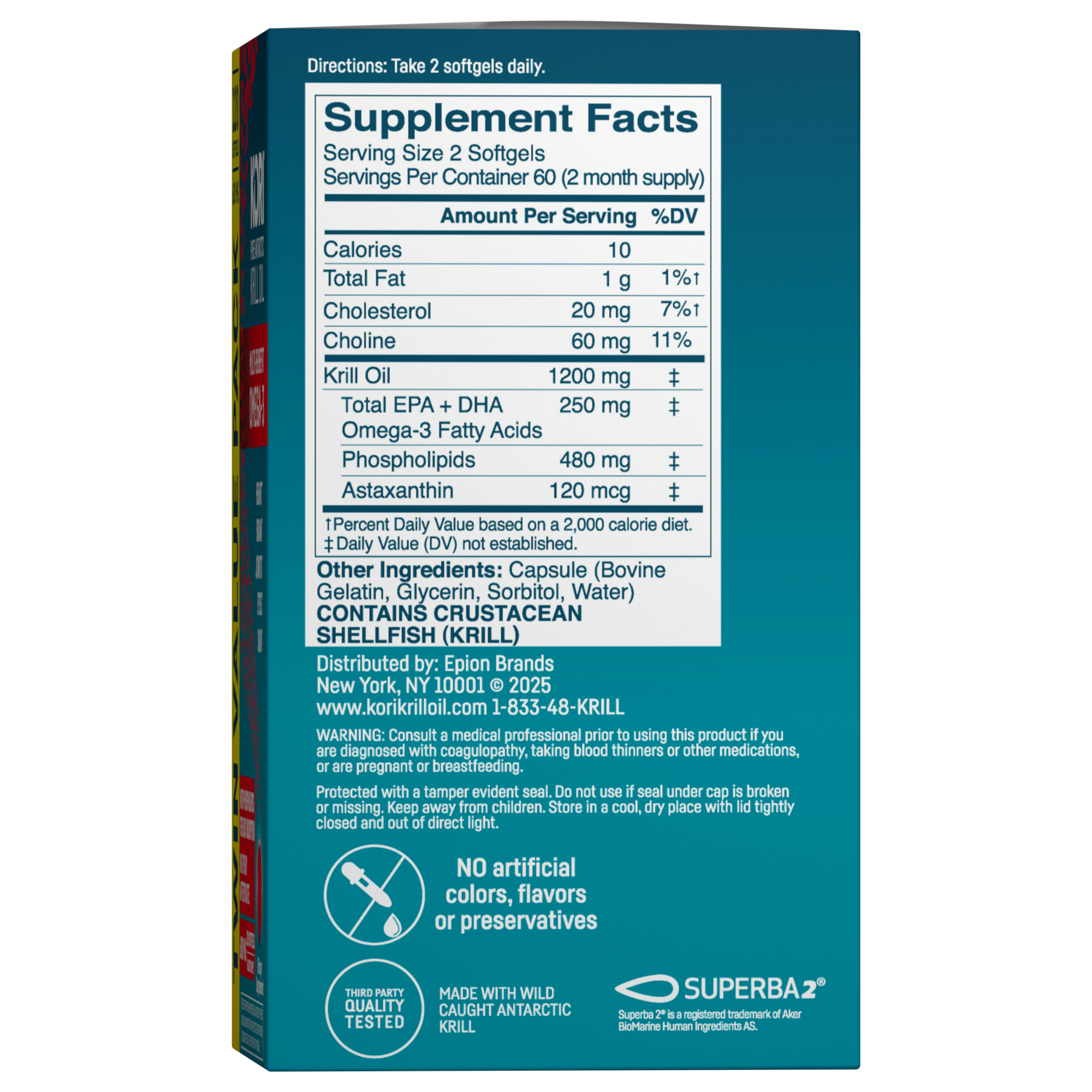 Kori Krill Superior Absorption Omega-3 Softgels Twin Pack photo 5