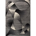 thumbnail image 4 of MDA Rug Imports Rhodes Collection Abstract Designed Area Rug Grey/Anthracite 2'1'' X 3'3'' 2' x 3' Kitchen,Bathroom,Entryway Rectangle, 4 of 5