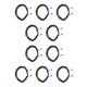 thumbnail image 1 of Minnieouse Parejas Pulseras Negro Mate Rock Difusor Única Energía Delicadas Mujeres Accesorios Regalos para Hombres ojo de tigre 10Conjunto, 1 of 6