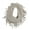 Beige, variant on Womens Winter Warm Solid Mini Tube Infinity Scarf With Fringe
