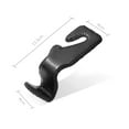 thumbnail image 2 of ELAYARD 2 Pcs Car Back Seat Hanger Black Stainless Steel Head Layer for Drivers, 2 of 8