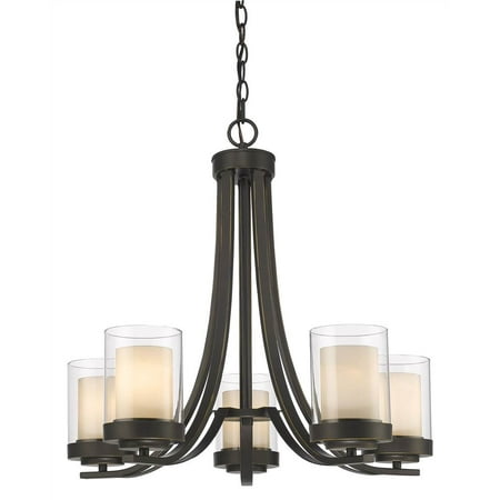 

Z-Lite 426-5 Willow 24 Wide 5 Light Chandelier - Bronze
