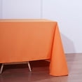 thumbnail image 7 of Efavormart 90x132" ORANGE Wholesale Rectangle Polyester Tablecloth Linen Wedding Party Restaurant Tablecloth, 7 of 7