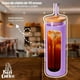 thumbnail image 3 of Termo Vaso Térmico de Vidrio Bluelander Baricoffee 600 ml Lila, 3 of 5
