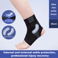 thumbnail image 5 of Sportteer Ankle Brace Open Heel Ankle Support Ankle Support Stabilizer Elastic, Breathable Compression Strap for Arthritis, Tendonitis, and Joint Pain Relief, 5 of 10