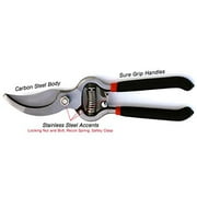Garden Guru Heavy Duty Forged Steel Garden Clippers, Professional Bypass Hand Pruners, Pruning Shears