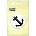 thumbnail image 1 of Anchor Boat Sailing Black Pinback Button Pin Badge, 1 of 2
