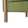 thumbnail image 5 of Modern Indoor Teddy Frabic Upholstered Club Arm Chair, Green, 5 of 9