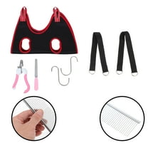 Soimiss 1 Set Pet Nail Trimming Hammock for Cats and Dogs Grooming Bag Easy to Install for Home or Pet Shop Use