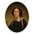 thumbnail image 2 of William S. Porter 20x24 Black Ornate Framed Double Matted Museum Art Print Titled: Mrs. W. C. Witzel (ca. 1853), 2 of 5