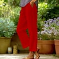 thumbnail image 2 of Pants for Women Casual Work Stretchy Slim Fit Trousers Office Slacks with Pockets, 2 of 6