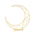 thumbnail image 2 of veasfak Wedding Backdrop Stand Stable Flower Arch Frame for Ceremony Birthday Events Gold, 2 of 9