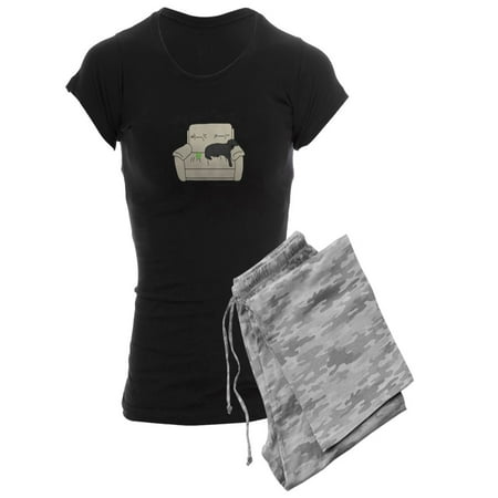 

CafePress - Black Lab Play Hard - Women s Dark Pajamas