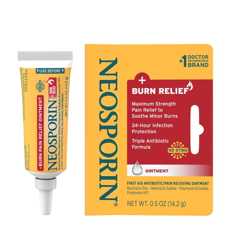 + Burn Relief Triple Antibiotic Ointment, 4 Pack photo 3