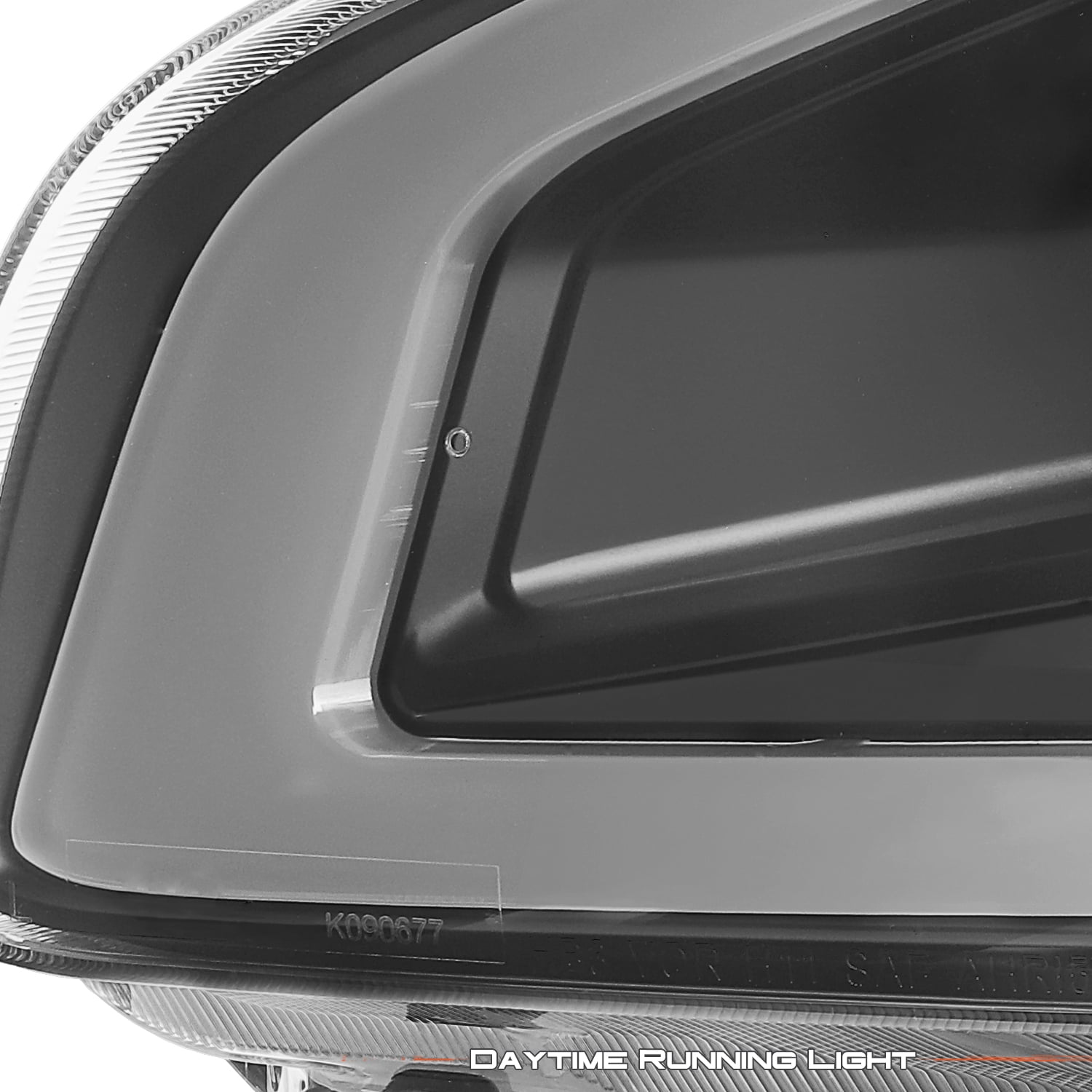 AKKON - Fits 2009 -2014 Nissan Maxima LED DRL Light Tube Projector Front Headlamps - Black Housing