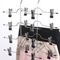 thumbnail image 3 of Multifunctional 4 Layer Stainless Steel Pants Hanger Rack Clip Skirt With 8 Clip, 3 of 10