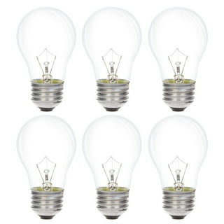 GE Incandescent Light Bulb, 40 Watt, Soft White, A15 Appliance Bulb, Medium  Base, Clear Finish 