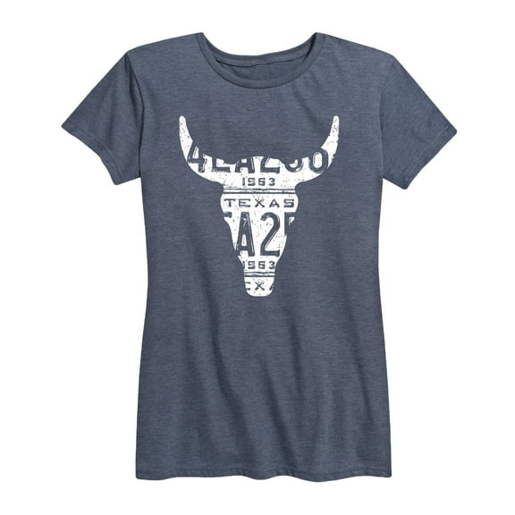 Country Casuals - Texas License Plate ST-Shirtr - Women's Short Sleeve Graphic T-Shirt
